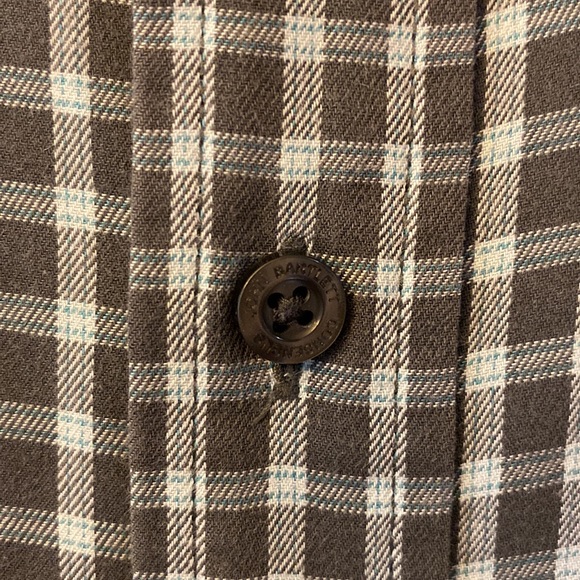 John Bartlett consensus 💯cotton gray plaid men’s l/s chest pocket shirt XXL 🌞 - Picture 7 of 15